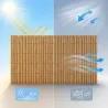 Canisse bambou fendu - Largeur 5 m sur hauteur 1,5 m occultation naturelle