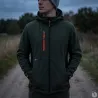 Veste Softshell Trystan Kaki/Noir Herock M à 3XL – Déperlante & robuste