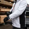 Veste Softshell Trystan Blanc/Noir Herock M à 3XL – Coupe-vent & déperlante