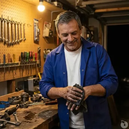 Blouse de travail homme Limeur LMA® - Manches longues - Bleue