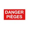 Lot de 10 panneaux Danger pièges Akilux 26 x 20 cm | Ducatillon