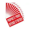 Lot de 10 Panneaux PROPRIETE PRIVEE DEFENSE D'ENTRER Akilux 35 x 25cm
