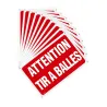 Lot de 10 panneaux Attention tir à balles Akilux 26 x 20 cm | Ducatillon