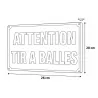 Lot de 10 panneaux Attention tir à balles Akilux 26 x 20 cm | Ducatillon