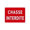Lot de 10 Panneaux « Chasse interdite » Akilux 26x20cm