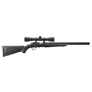 RUGER PACK CUSTOM SILENCE AMERICAN RIMFIRE 22LR 56CM NOIRE LUNETTE 3-9X40 HOUSSE