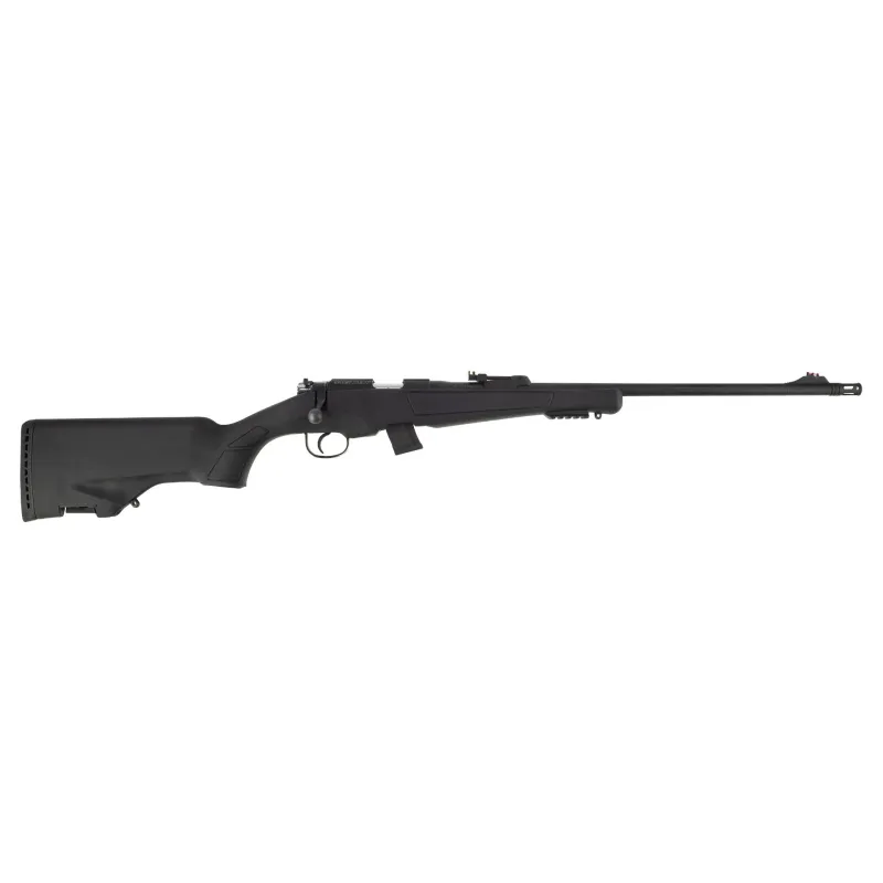 HATSAN ESCORT A VERROU SYNTHÉTIQUE NOIRE 22LR FILETEE 1-2X20