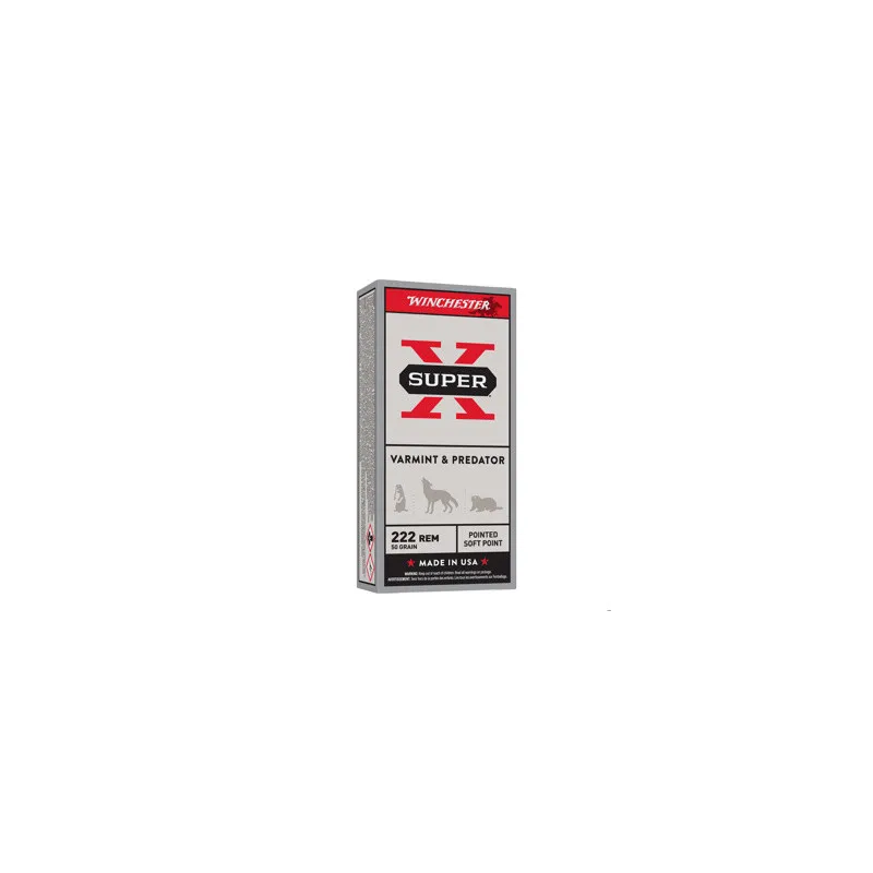 WINCHESTER 222REM POWER POINT 50GR X20