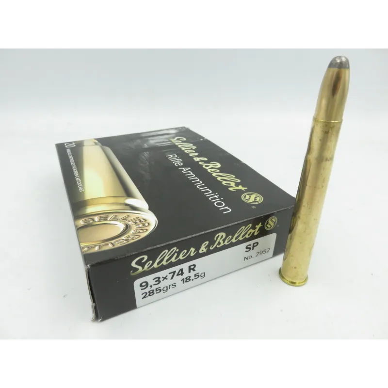 SELLIER BELLOT 9.3X74R SP 285GR X20