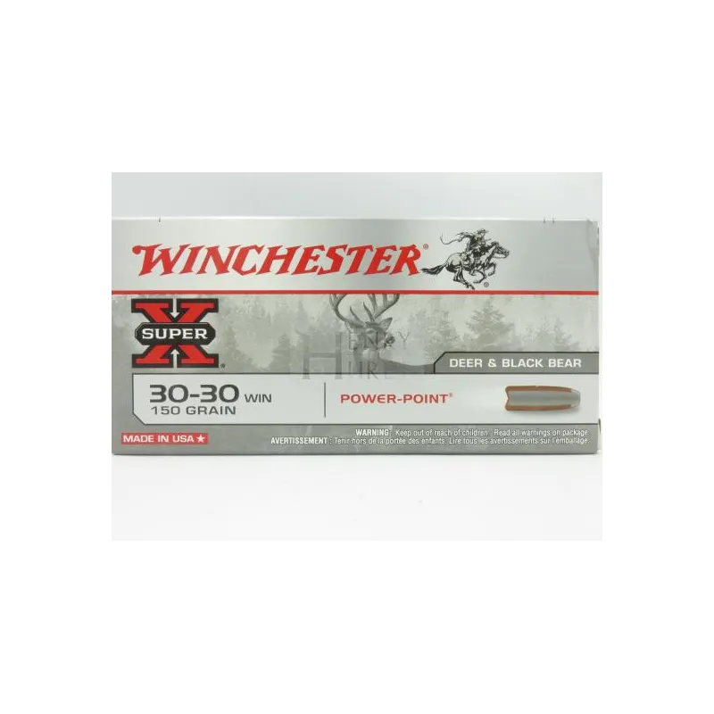 WINCHESTER SUPER X 30-30 POWER POINT 150GR X20