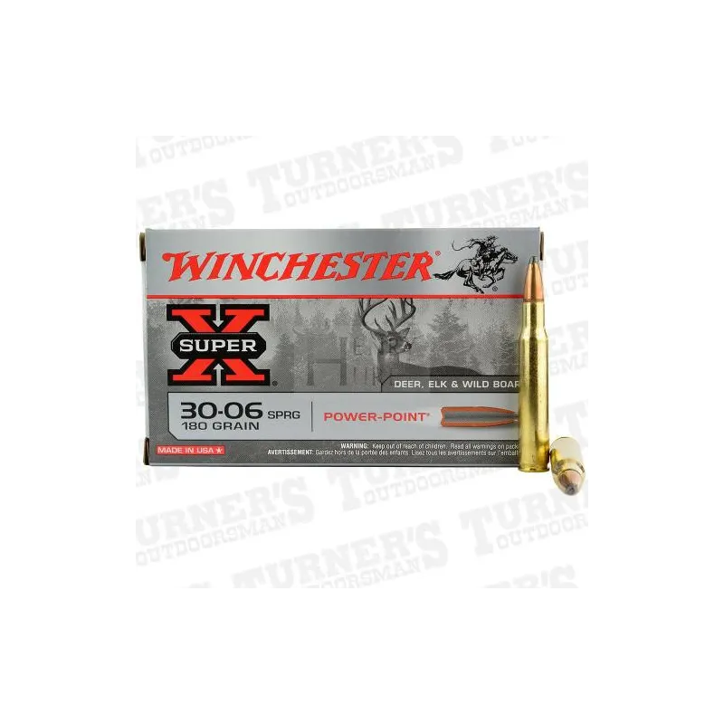 WINCHESTER 30-06 POWER POINT 180gr X20