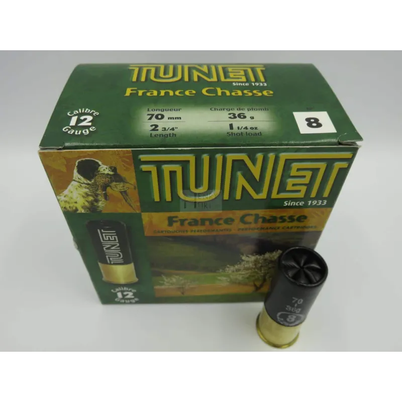 FRANCE CHASSE CAL 12 N-8 36GR BJ