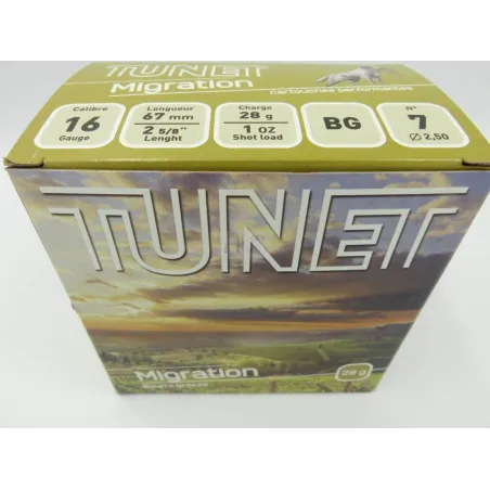 TUNET MIGRATION CAL 16 N-7 BG 28G X25