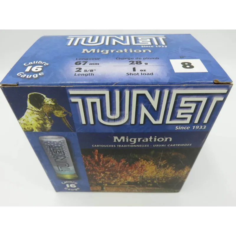 TUNET MIGRATION CAL 16 N-8 BG 28G X25