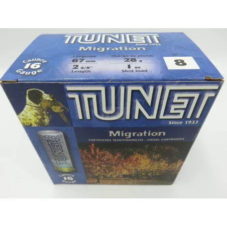 TUNET MIGRATION CAL 16 N-8 BG 28G X25