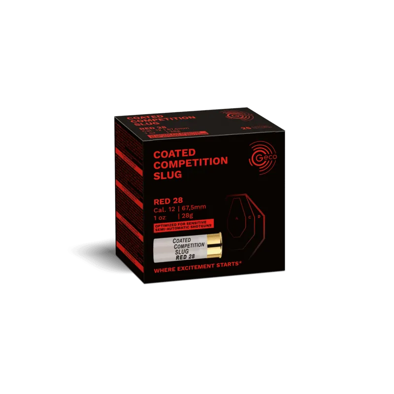 GECO SLUG COMPETITION CCS RED 28 12-67.5 X25