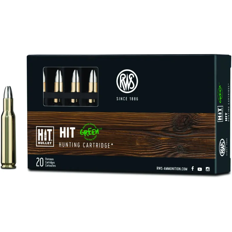 RWS 300WIN MAG HIT 165 GRAINS 10.7GR
