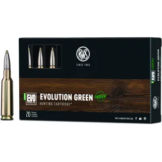 RWS 300WIN MAG 139 GRAINS 9 GR EVO GREEN