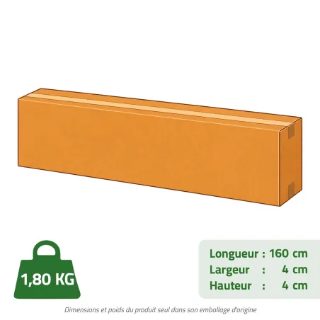 Jambe de force en acier pour piquet grillage rouleau - Ø3,8x160cm