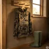 Sweat capuche camo Woodland 80% coton 280g poche ventrale
