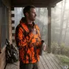 Sweatshirt à capuche Percussion Blaze Black micro polaire