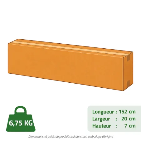 Canisse bambou fendu - Largeur 3 m sur hauteur 1,5 m occultation naturelle