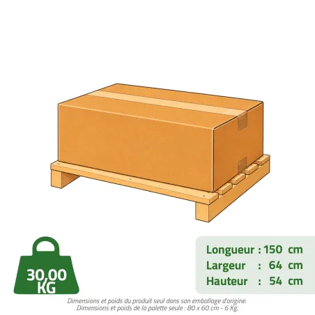 Garde-manger en bois 150 cm – Fruitier & légumier grande capacité | Ducatillon