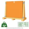 Panneaux de chenil à barreaux acier inoxydable 1,5 m ou 2m Hauteur 184 cm