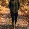 Blouson Scotland femme 4 poches zip polaire polyester kaki S à XL