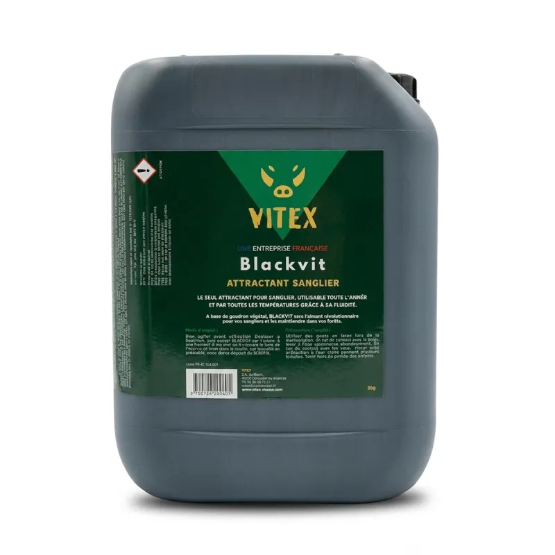 Goudron Blackvit GOUDLIQ Jerrican 5kg - Attractant Ultra Fluide Tout Temps