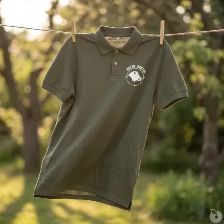 Polo Keiler Hunter kaki logo 1