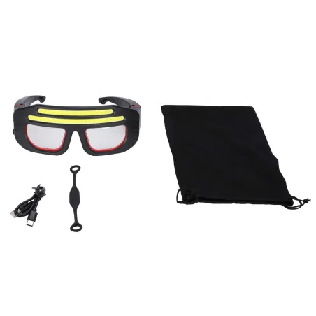 Lunettes Frontales LED avec Lampe COB 300lm - Rechargeable USB-C