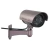 2 Caméras de surveillance factice voyant LED boitier ABS 8x17cm