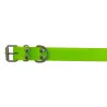 Collier PVC longueur 60 cm largeur 2,5cm - Vert fluo Ajustable
