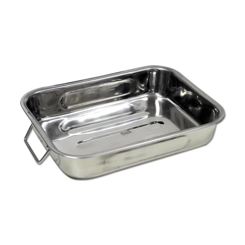 Plat à four acier inoxydable multi services 40x28cm