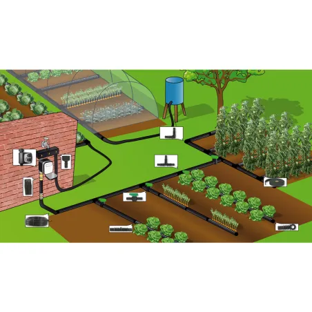 Tuyau polyéthylène d'alimentation rigide 50 m