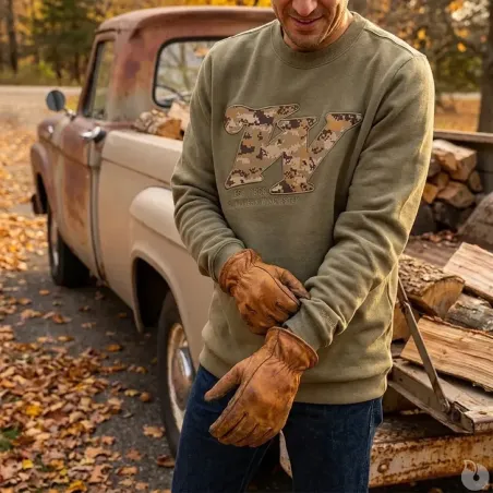 Sweat-Shirt Redstone Crew Neck Winchester® Kaki Homme
