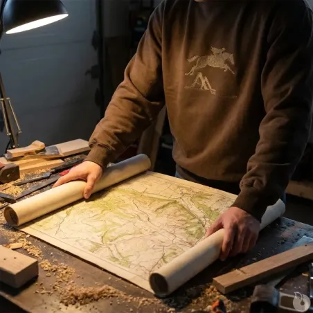 Sweat marron S105 Euro Hunt – Confort et résistance outdoor
