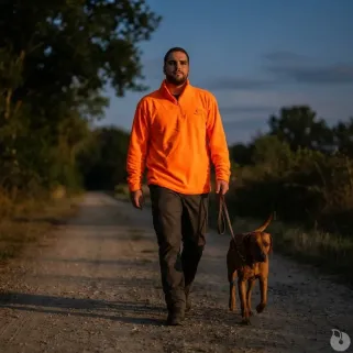 Sweat polaire orange Treeland® 