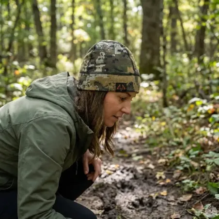 Bonnet Alpha éger confort polyester camo kaki Veil taille unique