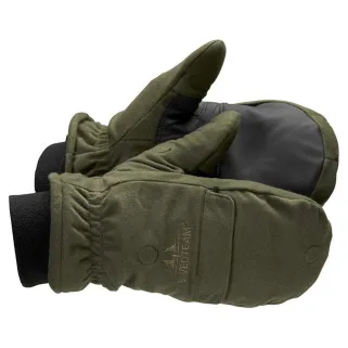 Gants-moufles capuchon amovible thinsulate polyester kaki