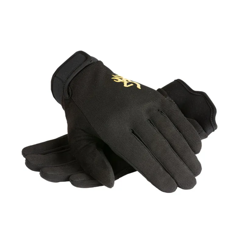Gants Browning Pro Shooter confort mesh polyester noir