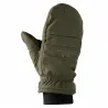 Gants-moufles capuchon amovible thinsulate polyester kaki