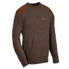 Pull marron col rond Verney-Carron Fox taille S à 3XL