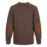 Pull marron col rond Verney-Carron Fox taille S à 3XL