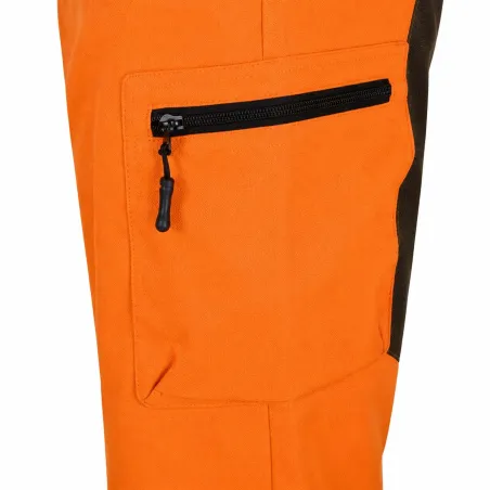 Pantalon enfant Ridge polyester spandex orange néon