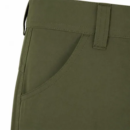 Pantalon chasse enfant Lynx polyester coton vert 6 à 16 ans