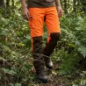 Pantalon enfant Ridge polyester spandex orange néon
