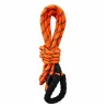 Longe réfléchissante orange nylon avec poignée et mousqueton 5 m