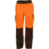 Pantalon enfant Ridge polyester spandex orange néon